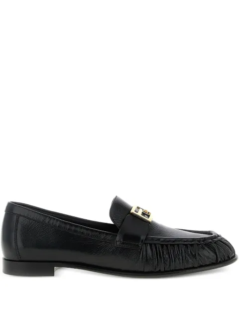 FENDI curled tray baguette loafers