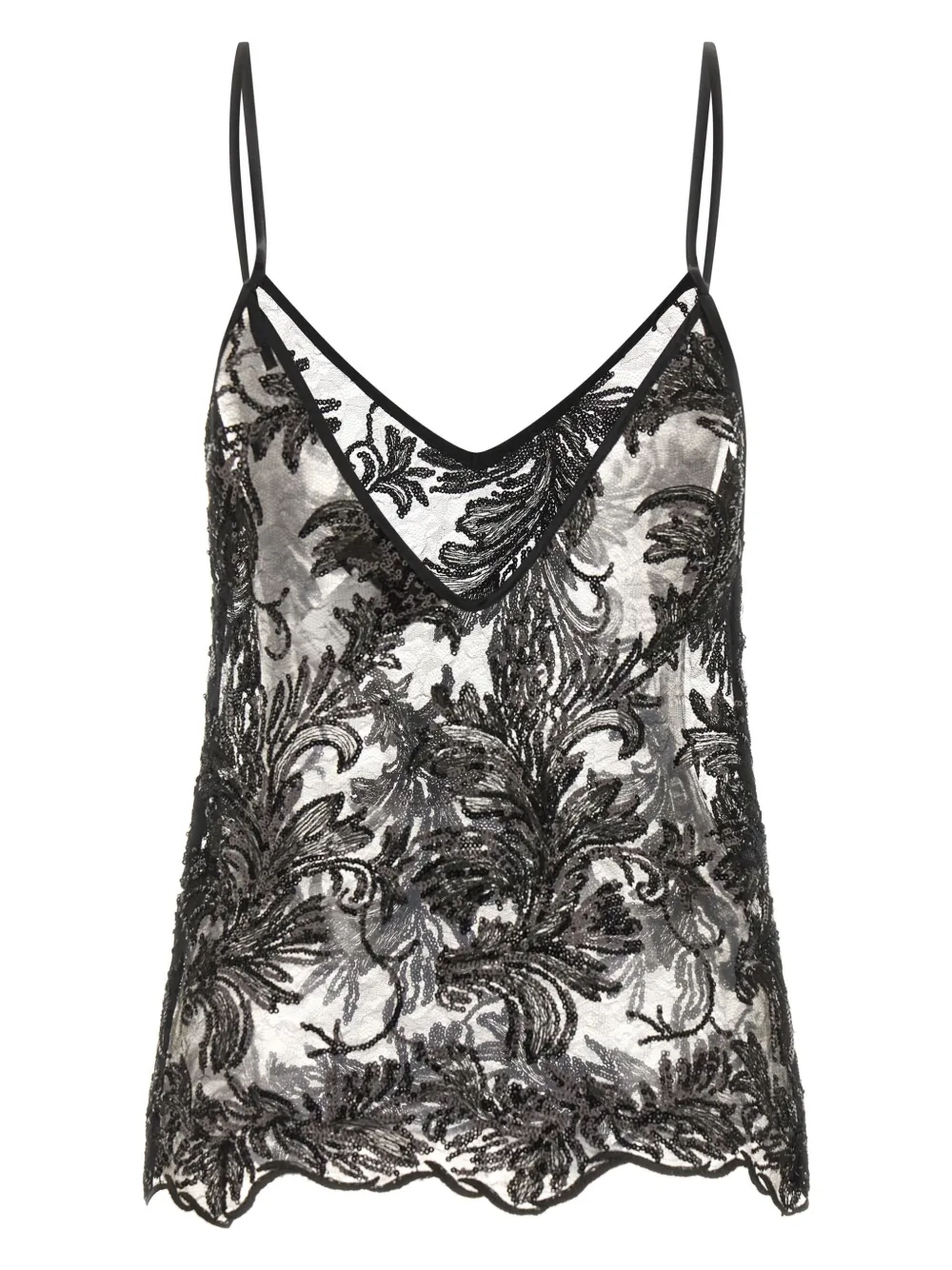 LE TWINS sequin appliqué alba top | Vests & Tank Tops | Image 2