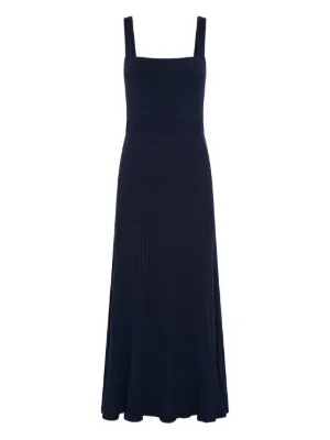 alc renzo dress blue A.L.C. Renzo II Pleated Halter Dress MSRP $595 – DGFOutlet main image 0