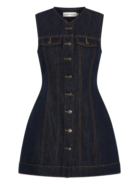 Anna Quan Nina buttoned mini dress