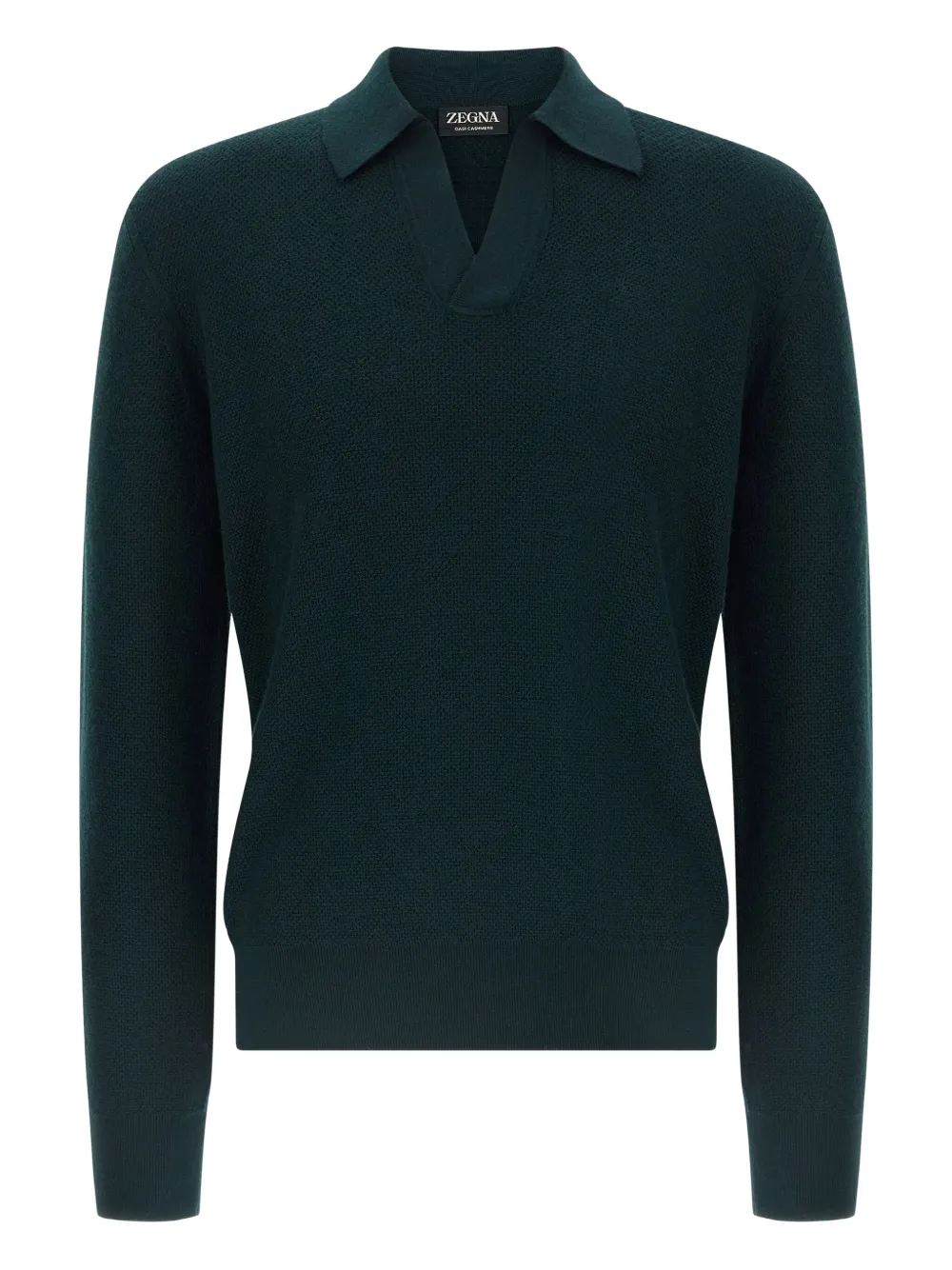 Zegna jacquard oasis T-shirt | Green | Image 1