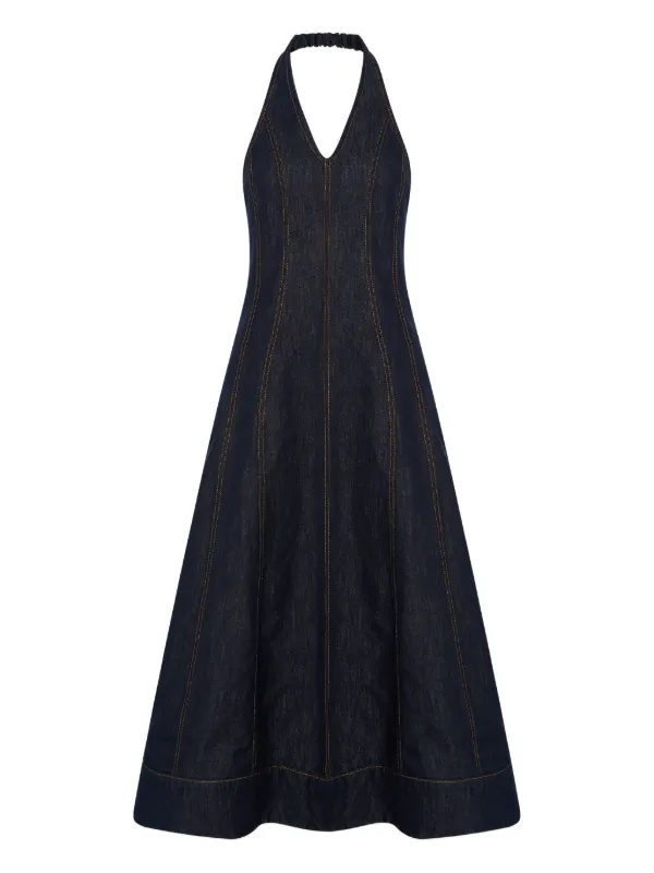 Anna Quan Knox Sleeveless Maxi Dress | Blue | FARFETCH