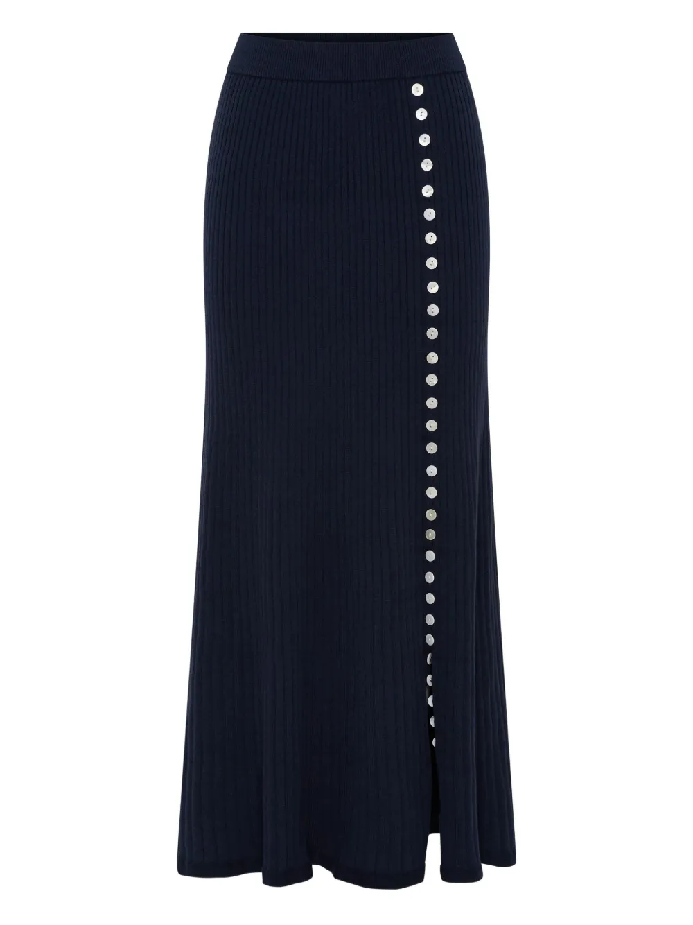 Anna Quan Vela Buttoned Maxi Skirt In Black