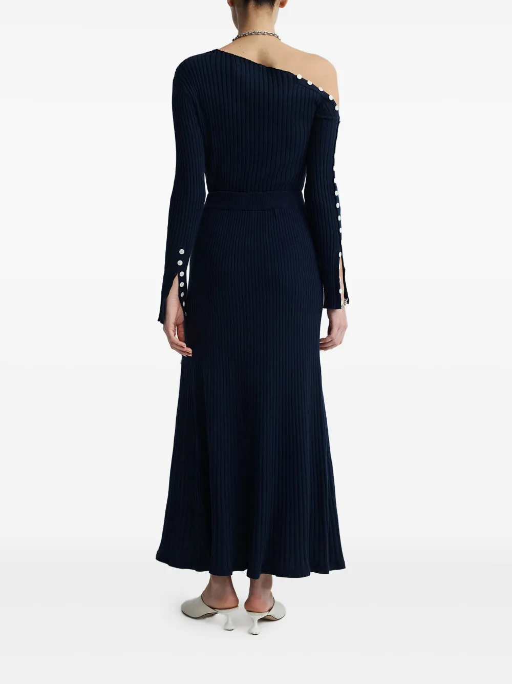 Anna Quan Vela Buttoned Maxi Skirt In Black