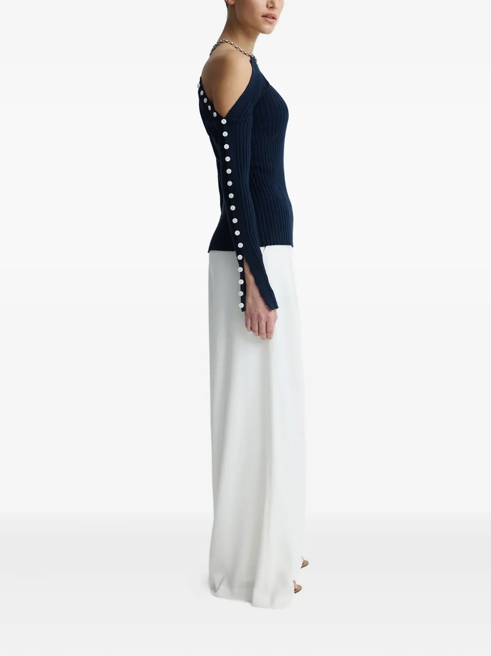  Anna Quan Bryn Off-shoulder Top - Blue 