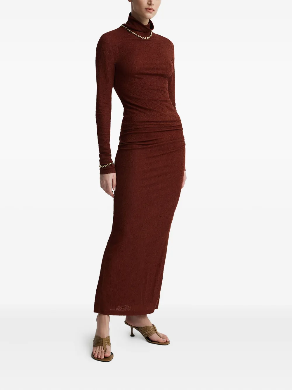 Anna Quan Vesper gesmockte maxi-rok - Rood