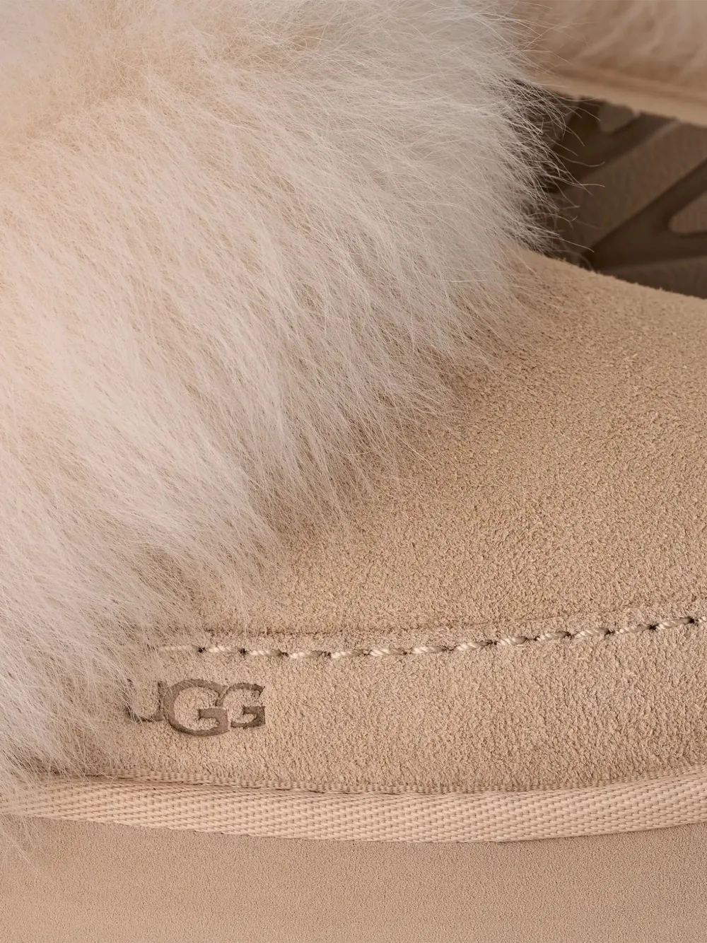 Ugg Disquette Chalet Platform Mule In Neutral