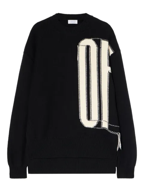 Off-White intarsia crew-neck sweater