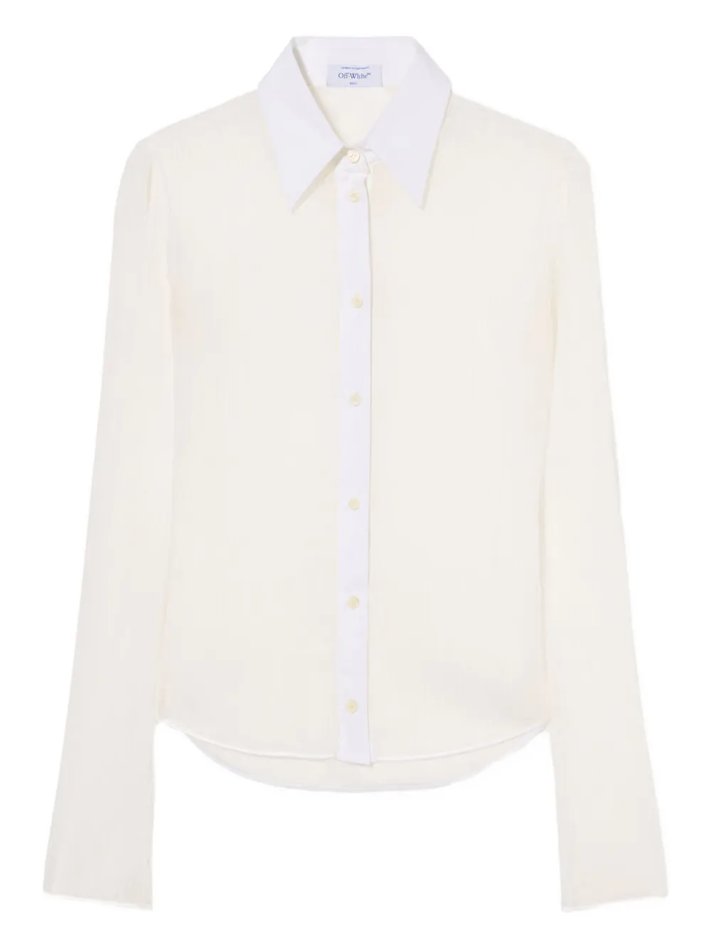 Off-white Long-sleeve Shirt In White