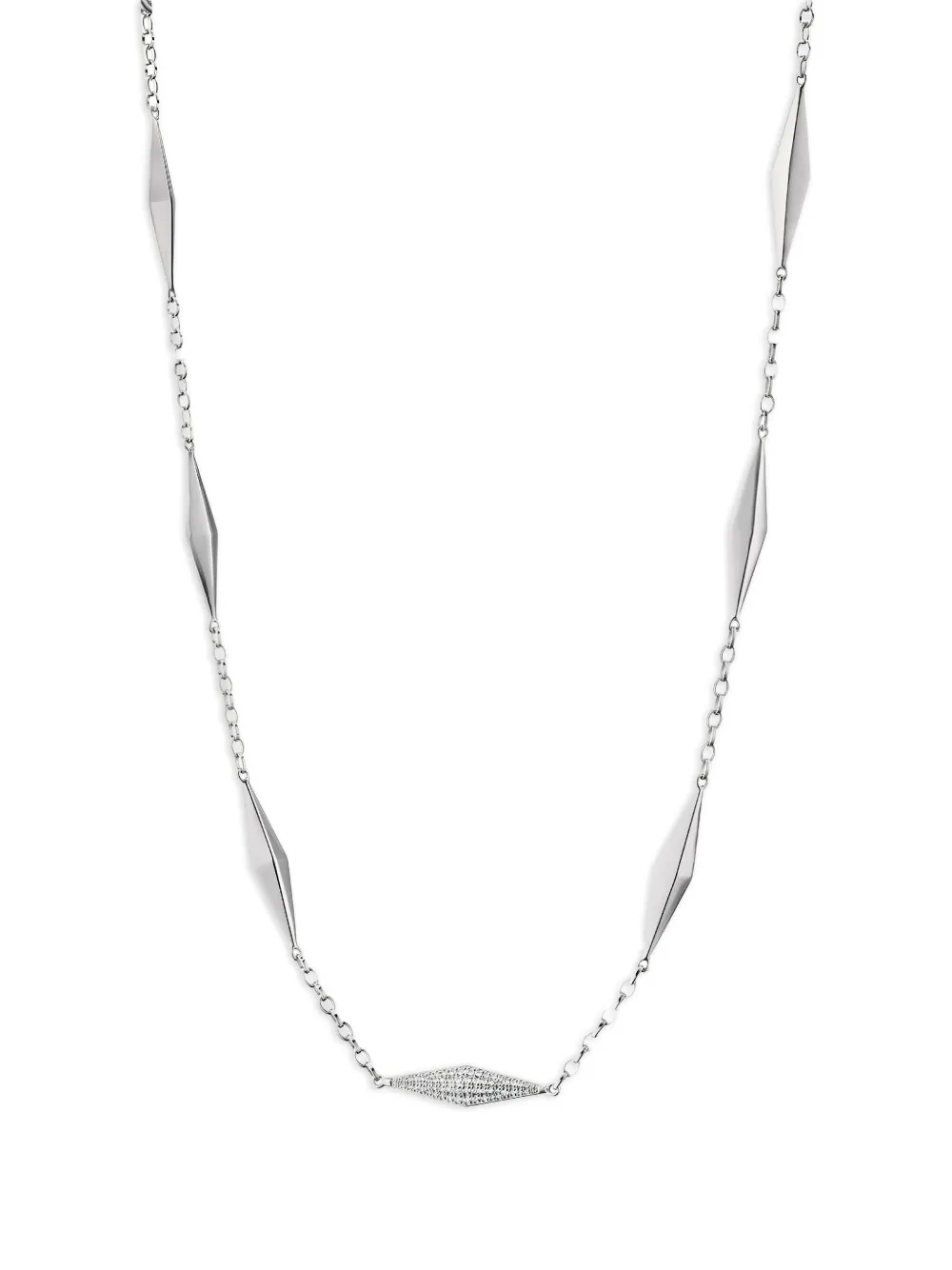 Monica Rich Kosann Sapphire-embellishment Necklaces In Silver