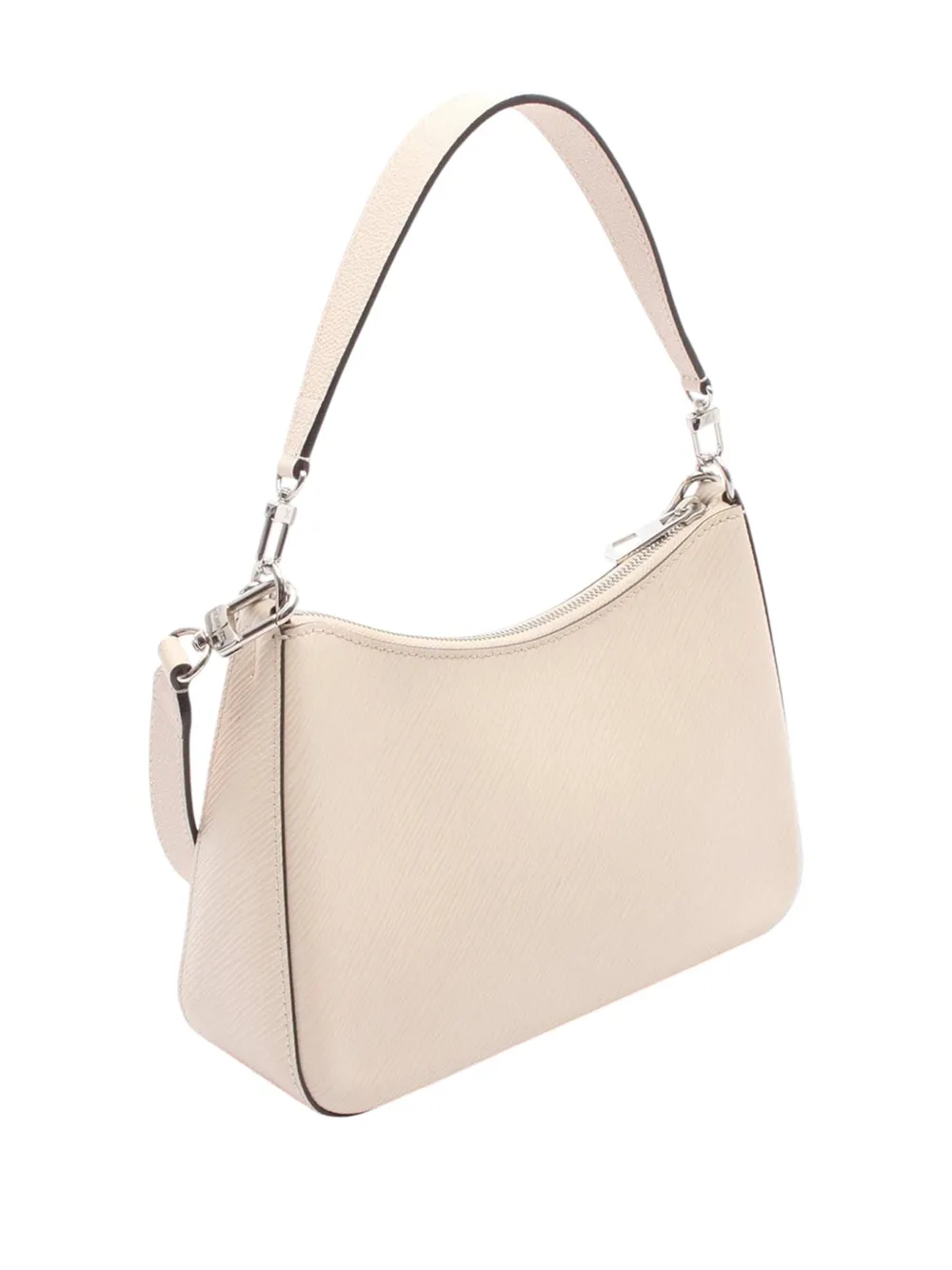 Pre-owned Louis Vuitton 2021-2025 Epi Marelle Satchel In White