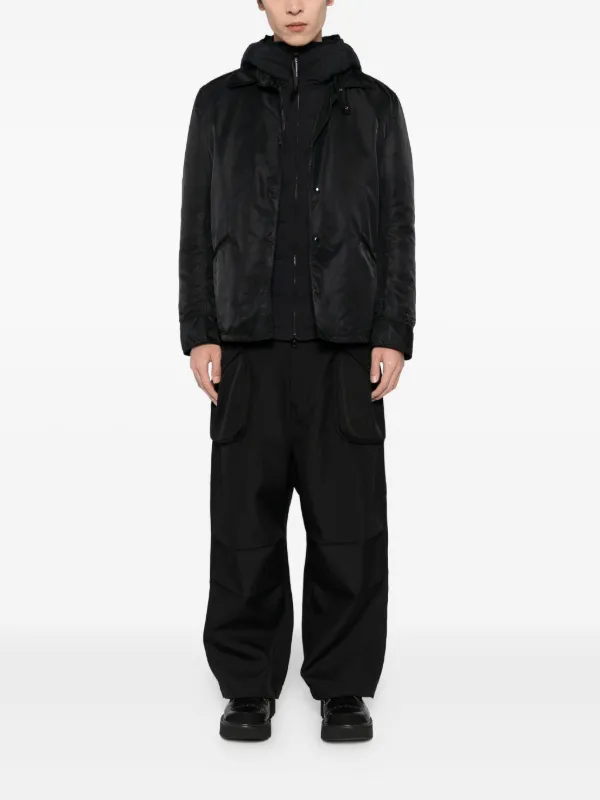 Junya Watanabe MAN x C.P. Company フーデッド ジャケット | ブラック