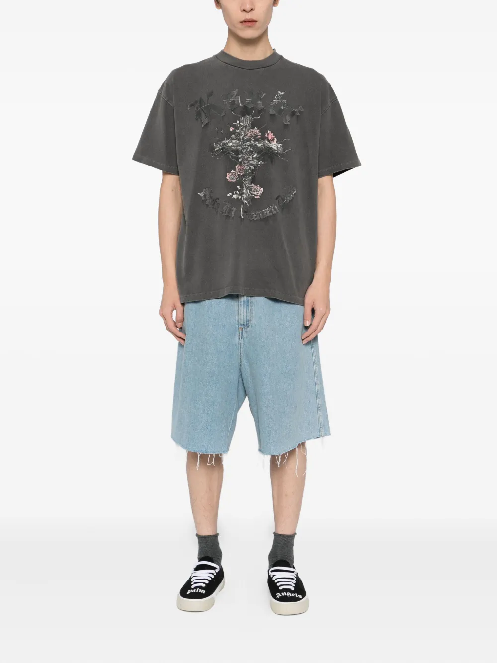 Ksubi Thorned Ekcess T-shirt - Grijs