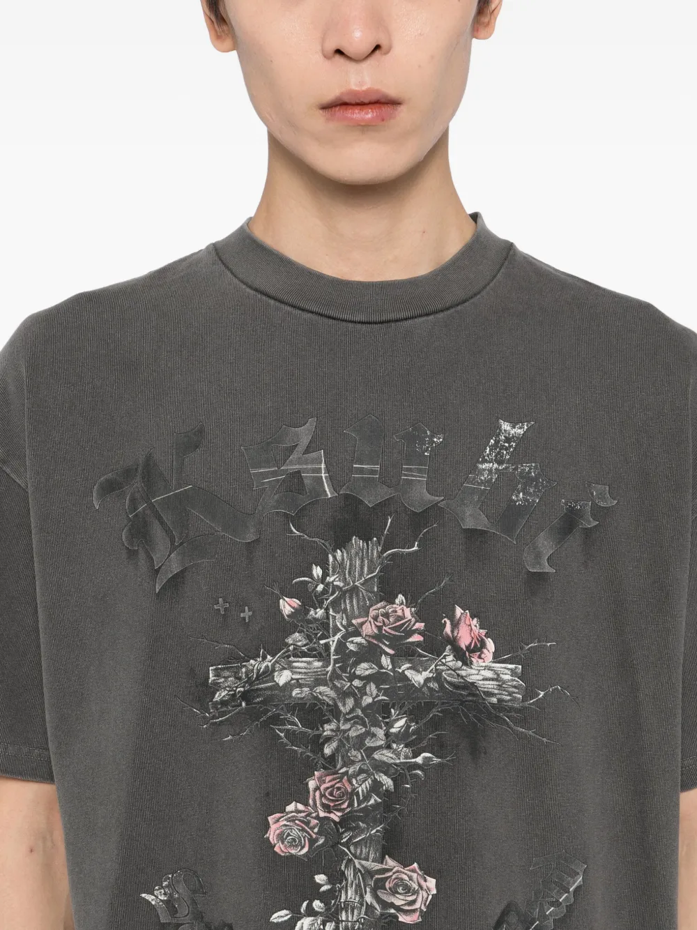 Ksubi Thorned Ekcess T-shirt Grijs