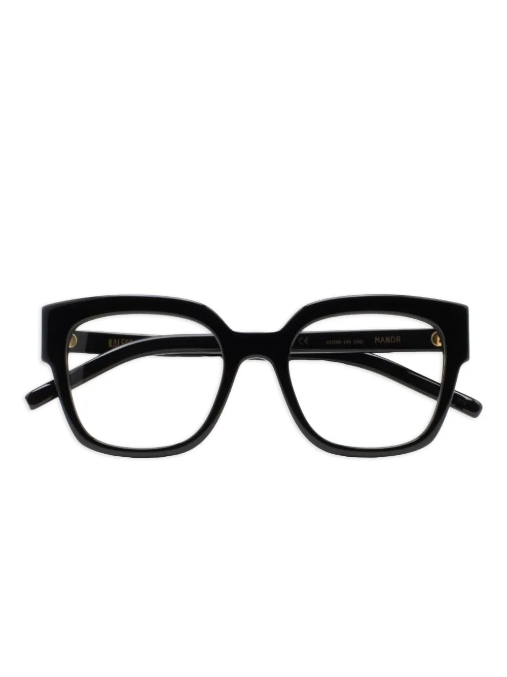 Kaleos Manor geometric-frame glasses | Black | Image 1