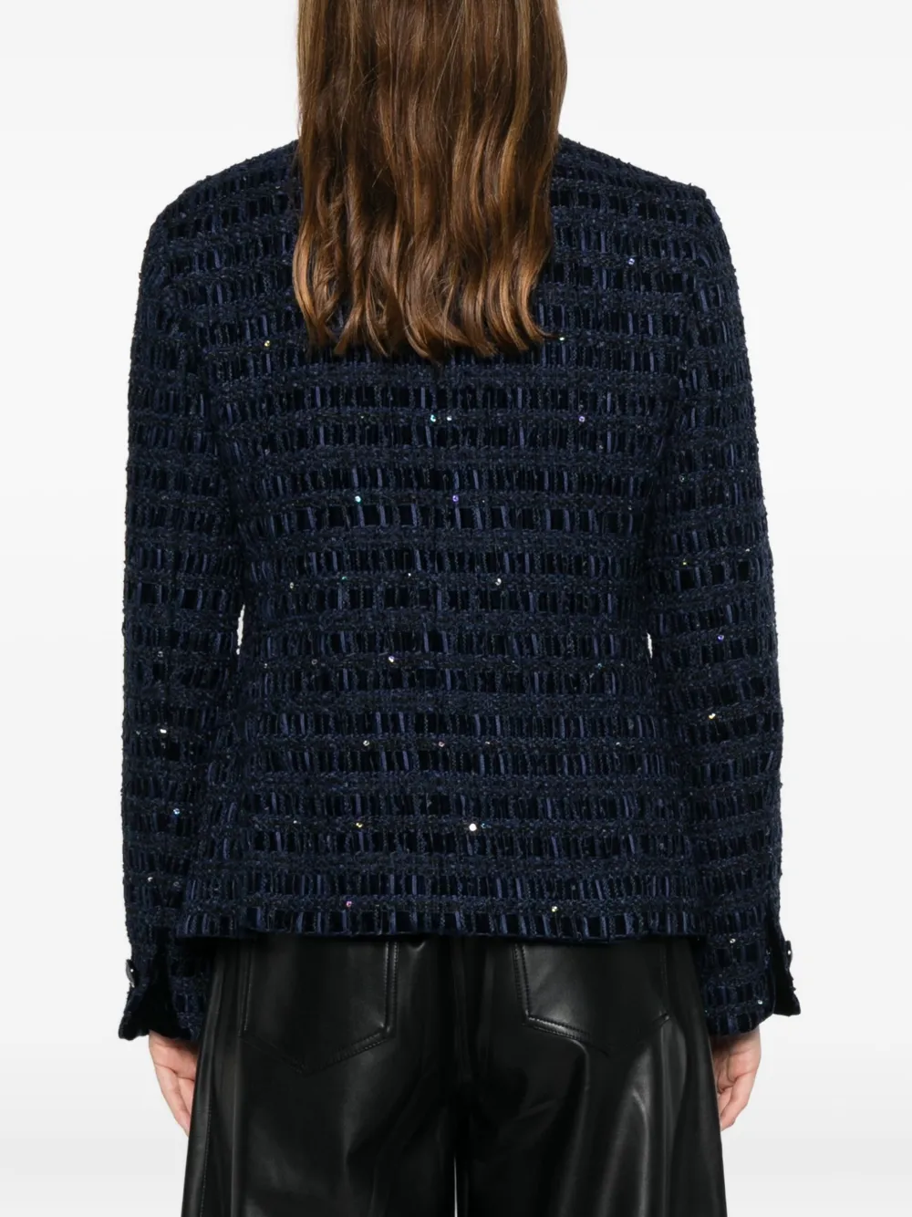 Emporio Armani Jack verfraaid met knopen Blauw