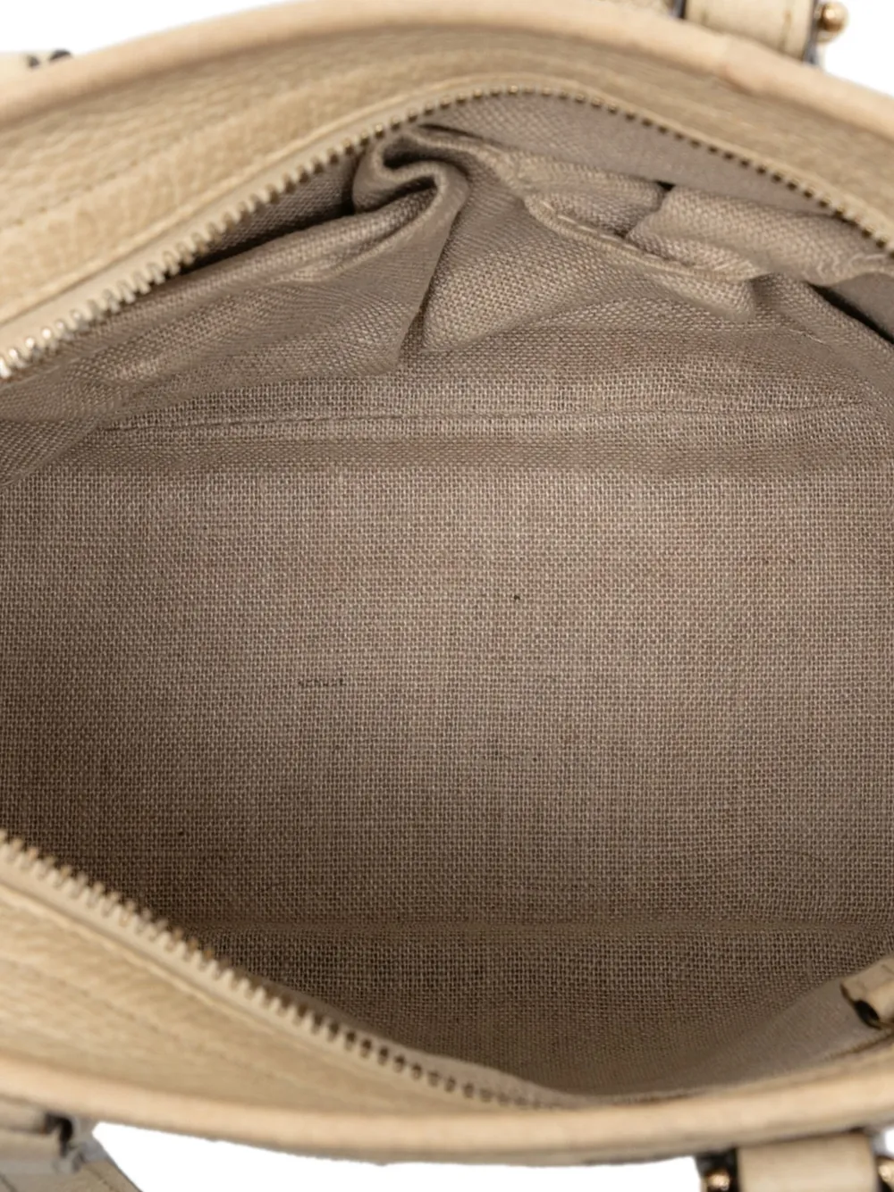 Pre-owned Gucci 2000-2015 Small Gg Canvas Bree Satchel In Brown