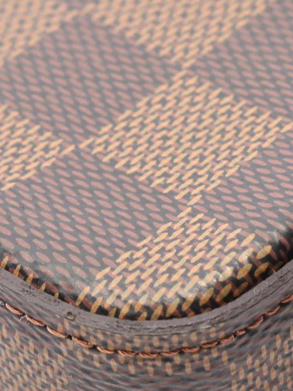 Pre-owned Louis Vuitton 2020 Damier Ebene Pochette Felicie Crossbody Bag In Brown
