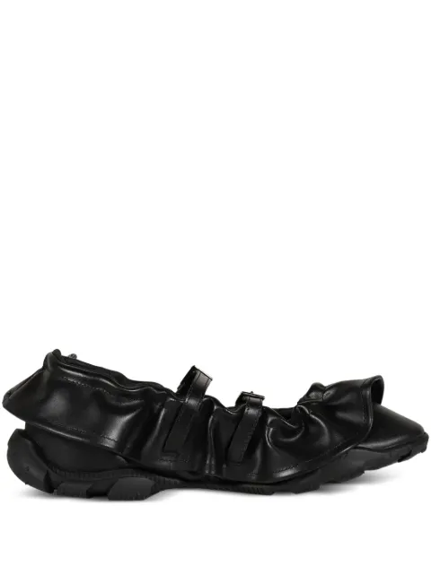 Rombaut ruffled buckle ballet flats
