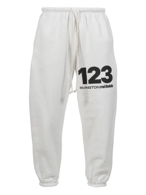 RRR123 drawstring track pants