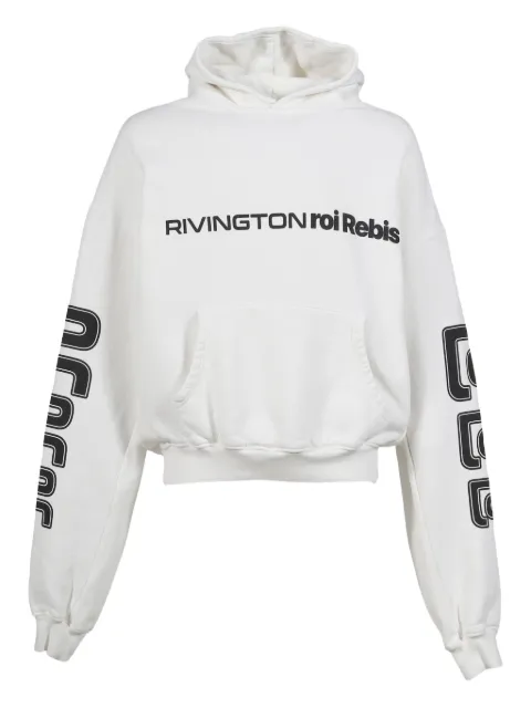 RRR123 hoodie con logo estampado