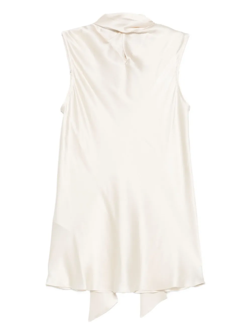 Antonelli tie-neck top - Beige