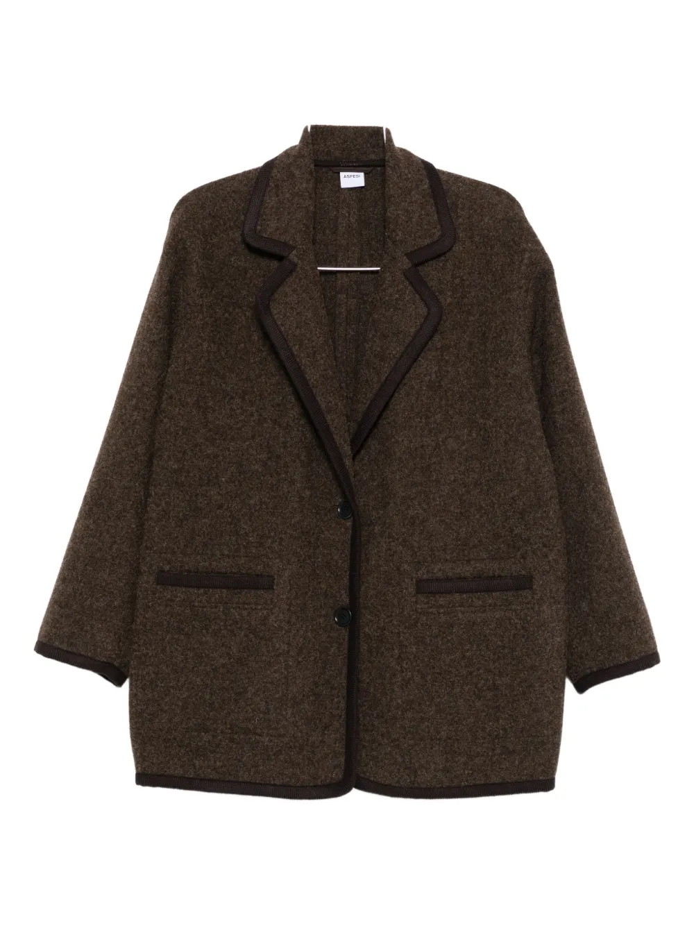 ASPESI pocket-trim jacket | Brown | Image 1