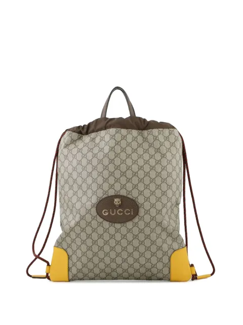 Gucci Pre-Owned 2000-2015 GG Supreme Neo Vintage Drawstring backpack
