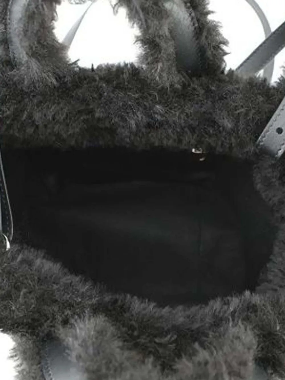 Pre-owned Balenciaga 2010-2025 Boa Fabric Everyday North South Xs 2.0 Tote Satchel In Black