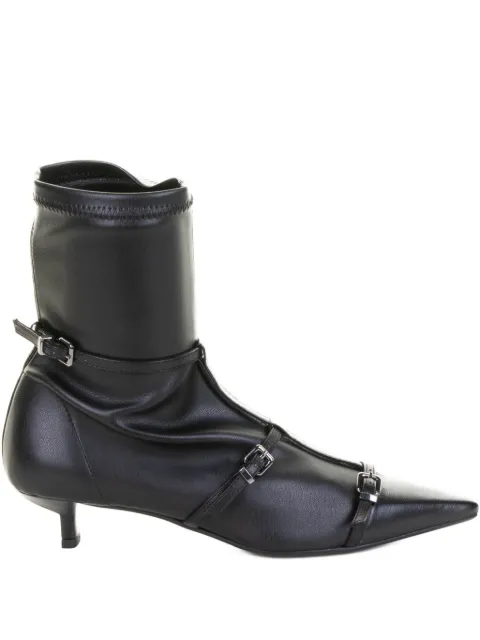 Chantal 30mm buckle-detail ankle boots