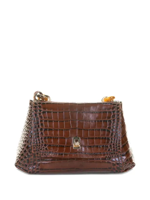 VISONA` croc-effect shoulder bag