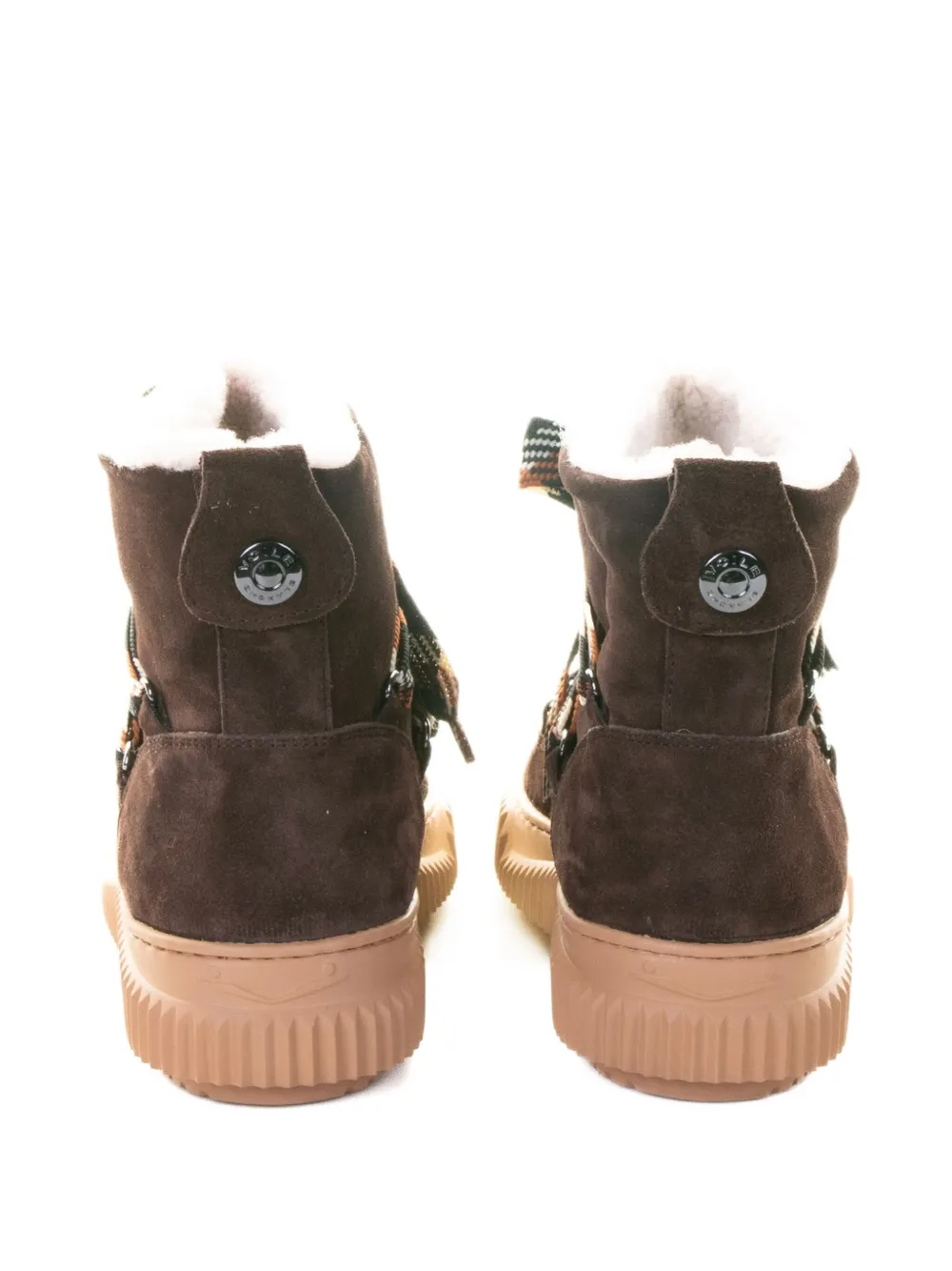 Voile Blanche Cortina Lace-up Boots In Brown