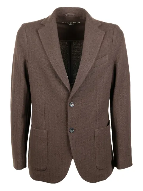 Circolo 1901 herringbone-pattern blazer