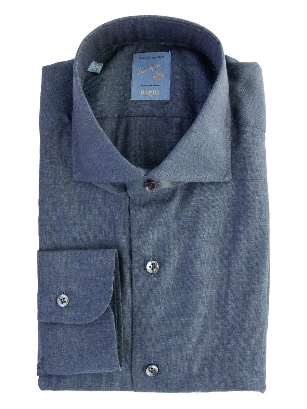 Barba Langärmeliges Hemd | Blau | Image 1