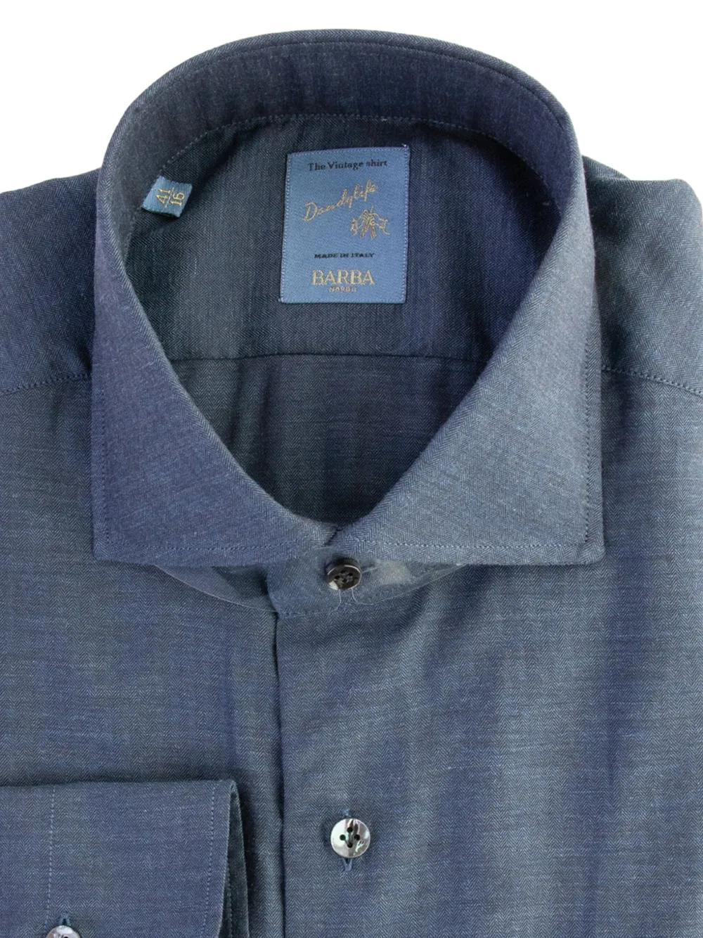Barba long-sleeve shirt - Blauw