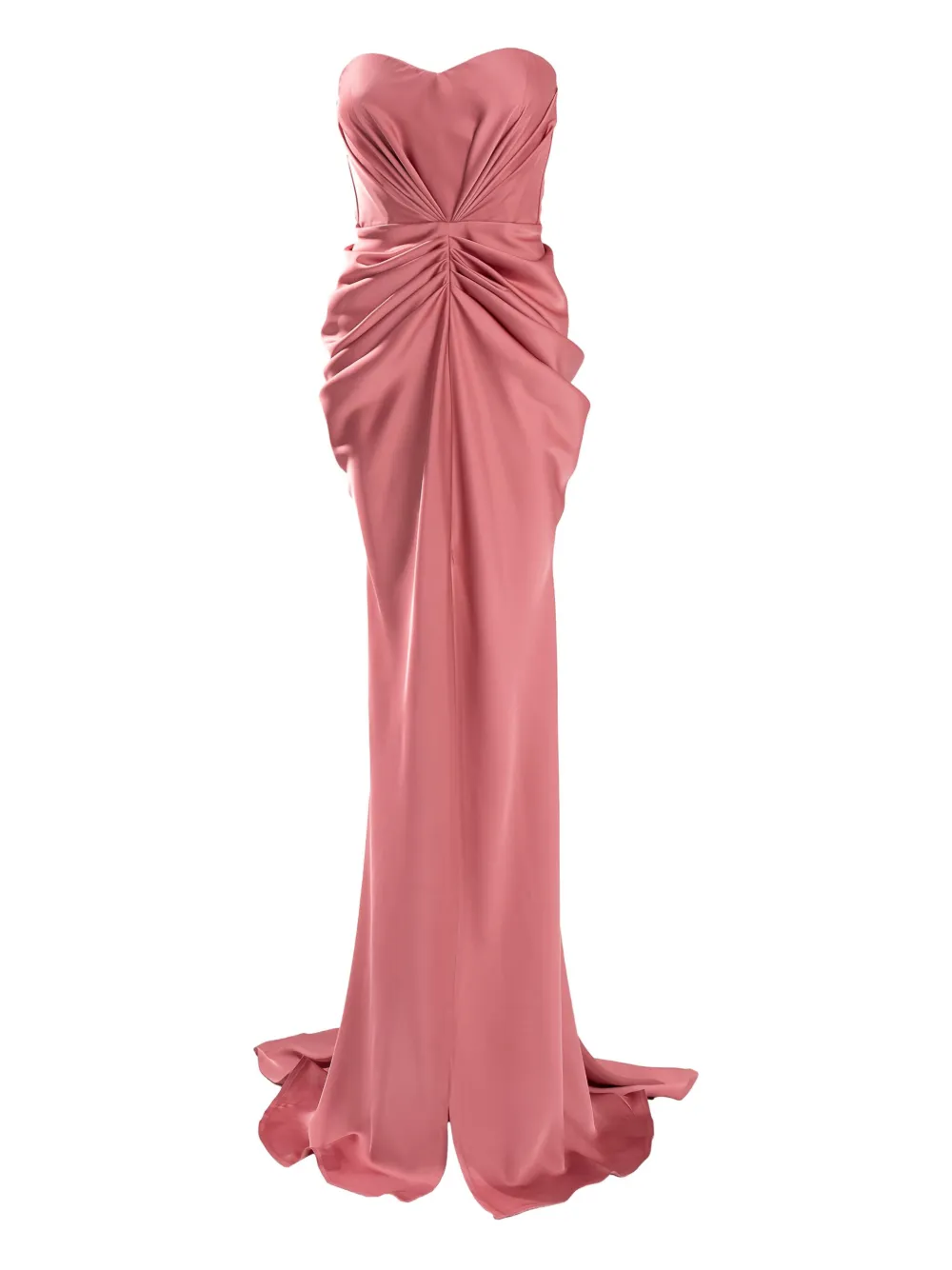 Ana Radu Strapless Maxi Dress In Pink