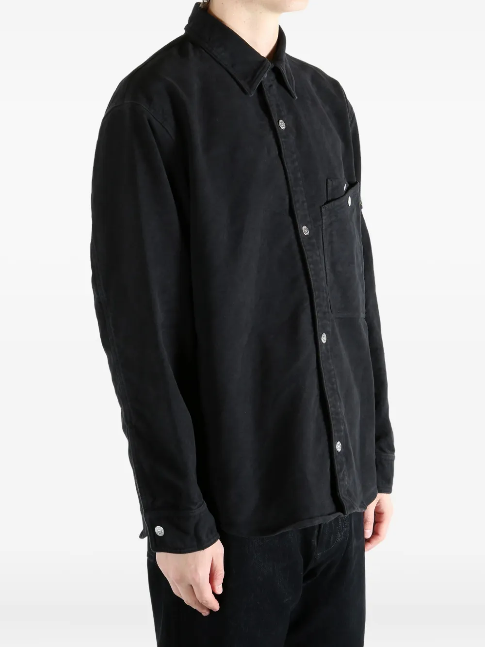Stone Island Button-down overhemd Zwart