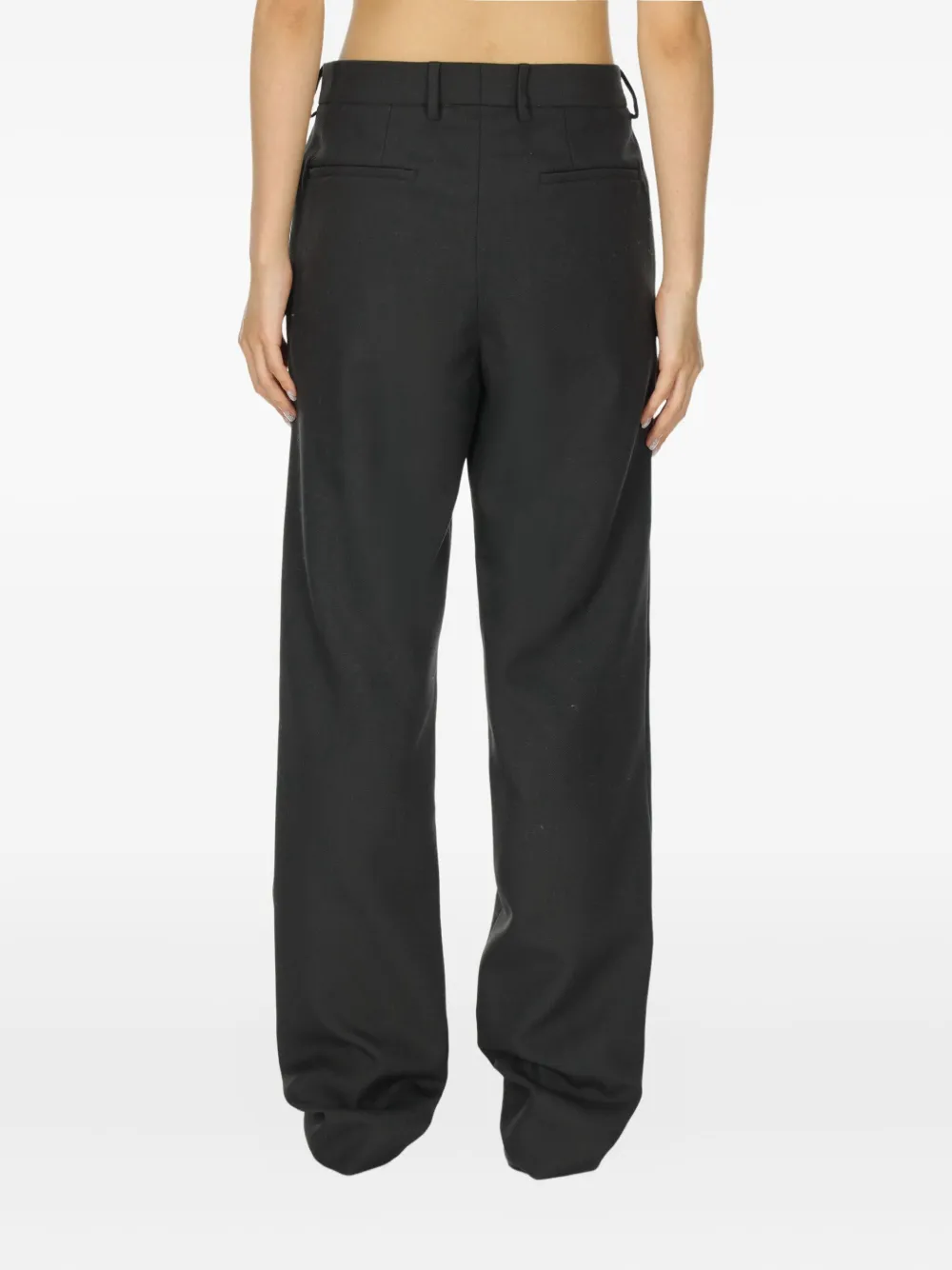 Rier Broek met natte zakken Zwart