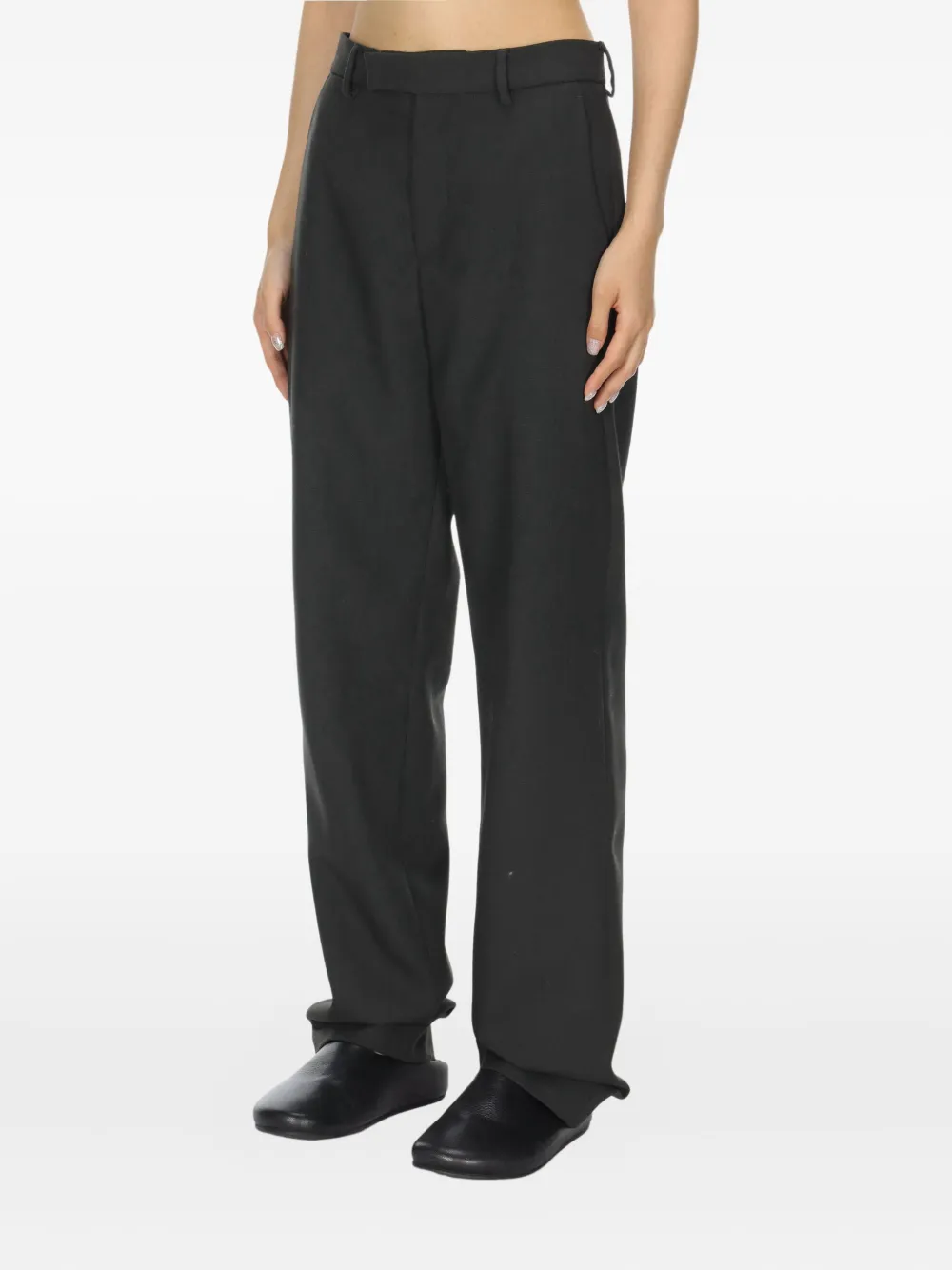 Rier Broek met natte zakken Zwart