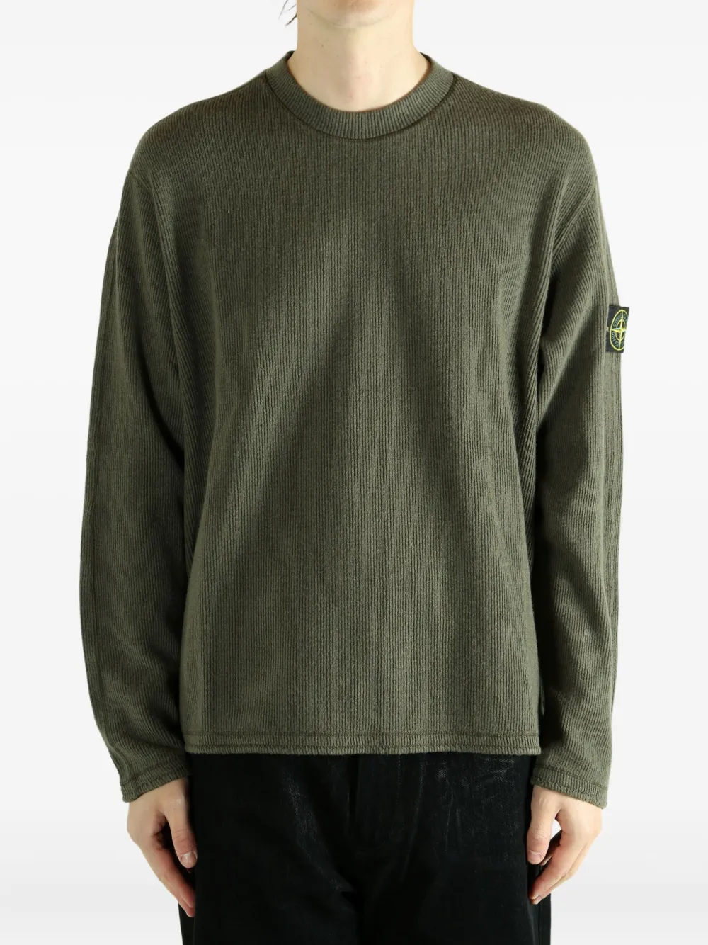 Stone Island Compass-motif sweater | Knitted Sweaters | Image 2