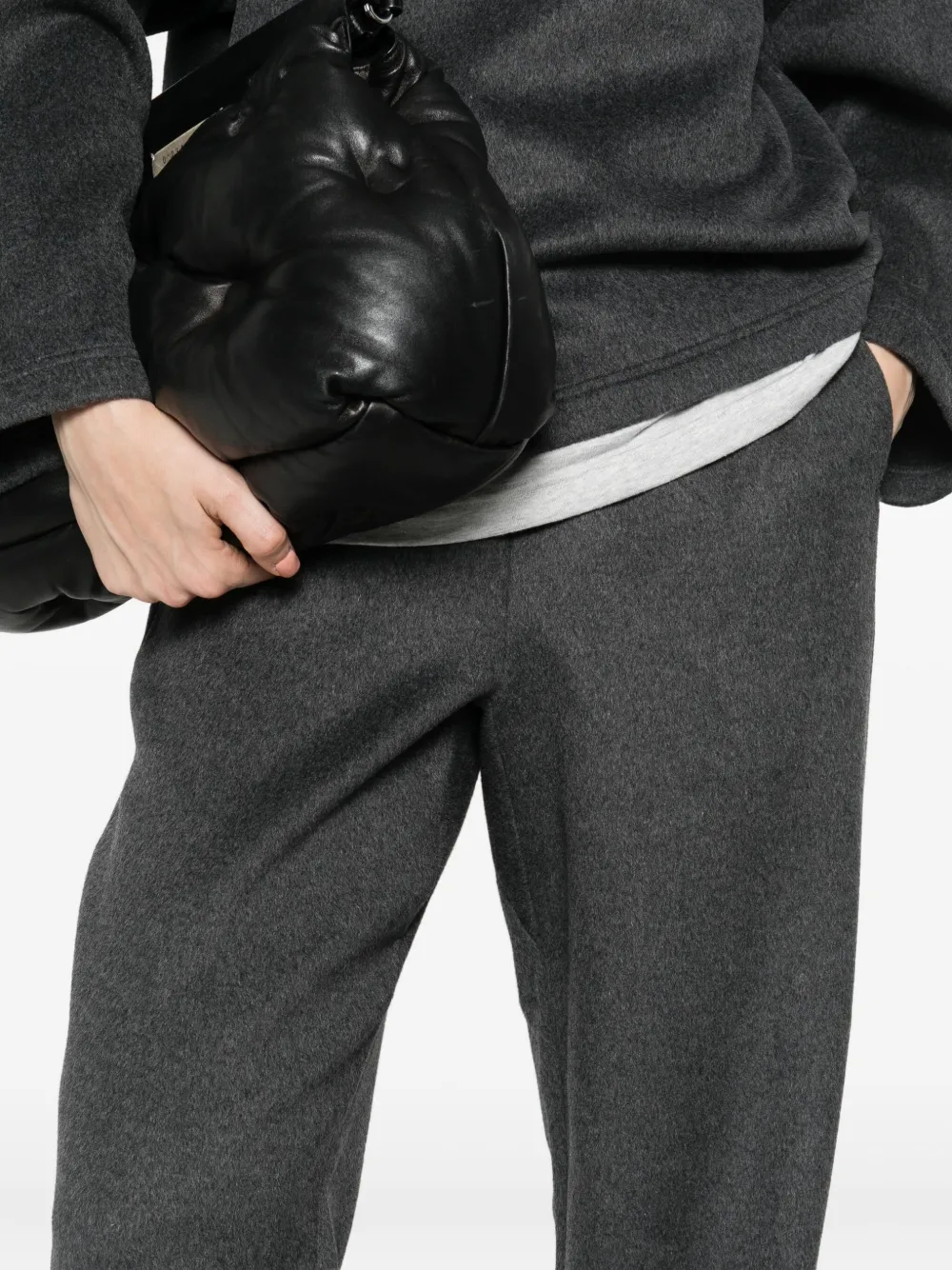 The Frankie Shop Elastische broek Grijs