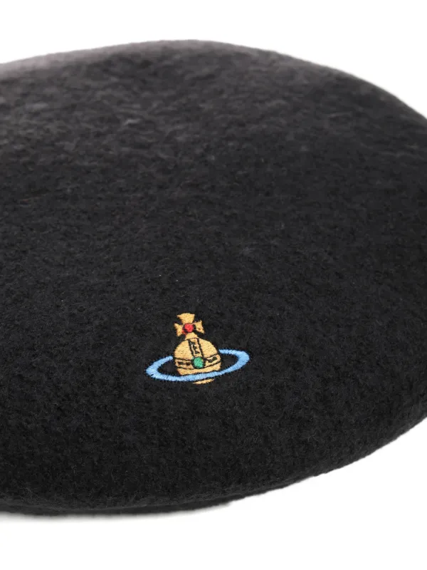 VivienneWestwoodヴィヴィアンウエストウッド ベレー帽 ブラック