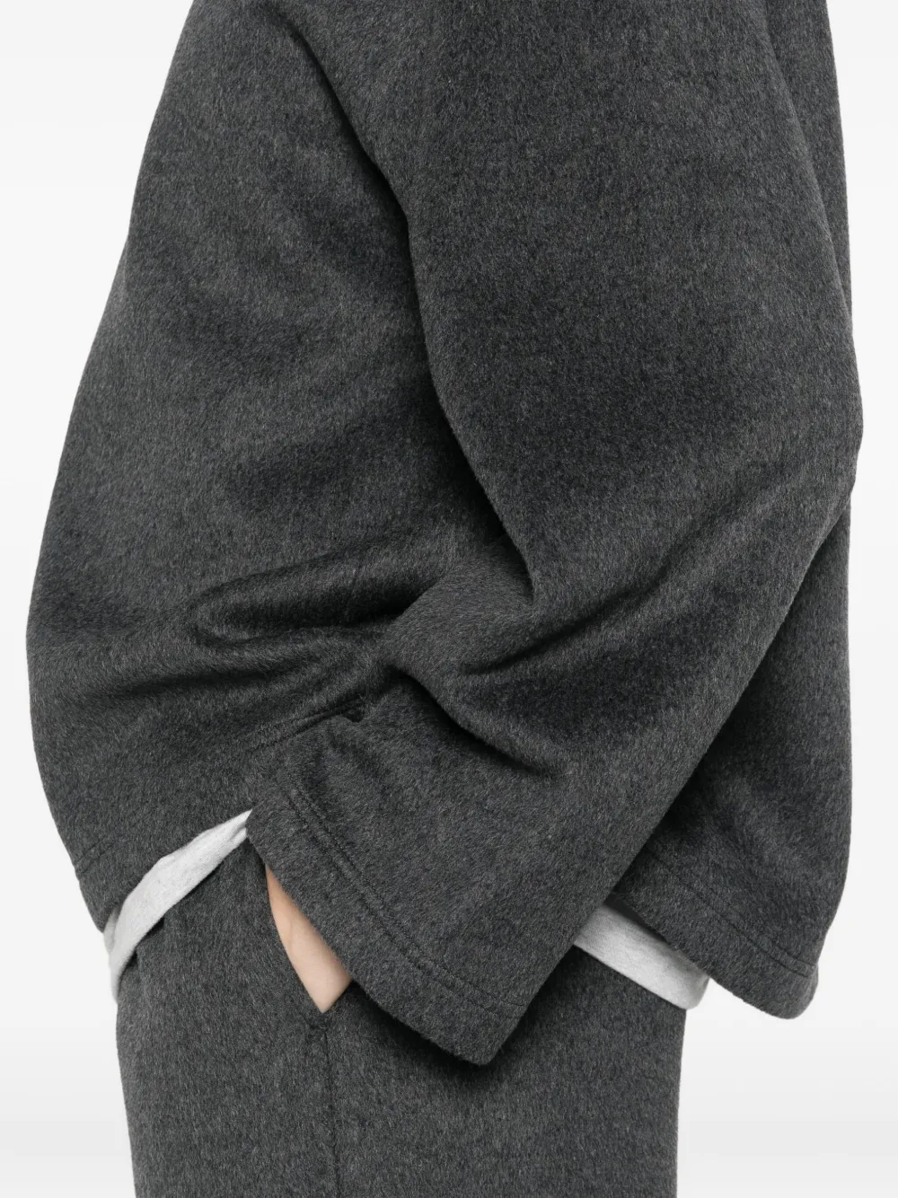 The Frankie Shop Sweater met ronde hals Grijs