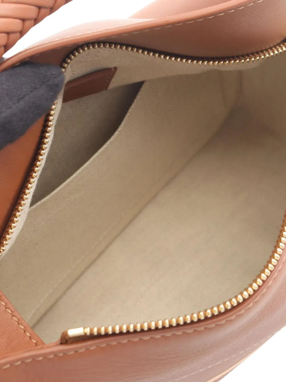 Pre-owned Loewe 2021-2025 Small Nappa Calf Landscape Puzzle Edge Satchel In Brown