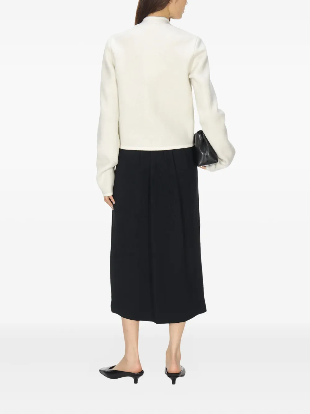 Rier Walker Buttoned Jacket In White