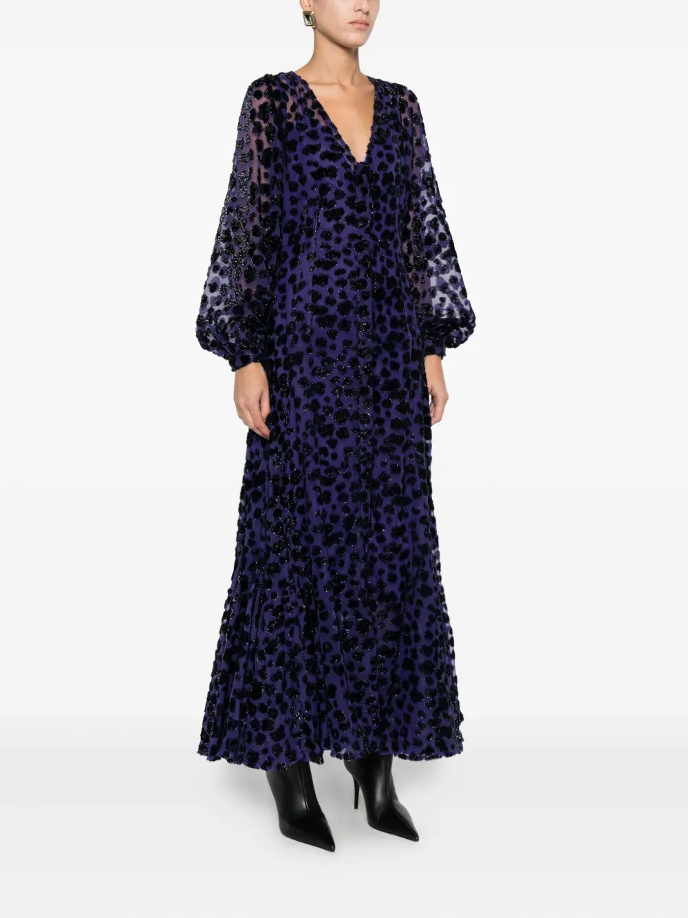 Miau By Clara Rotescu Martinez Dress In Purple