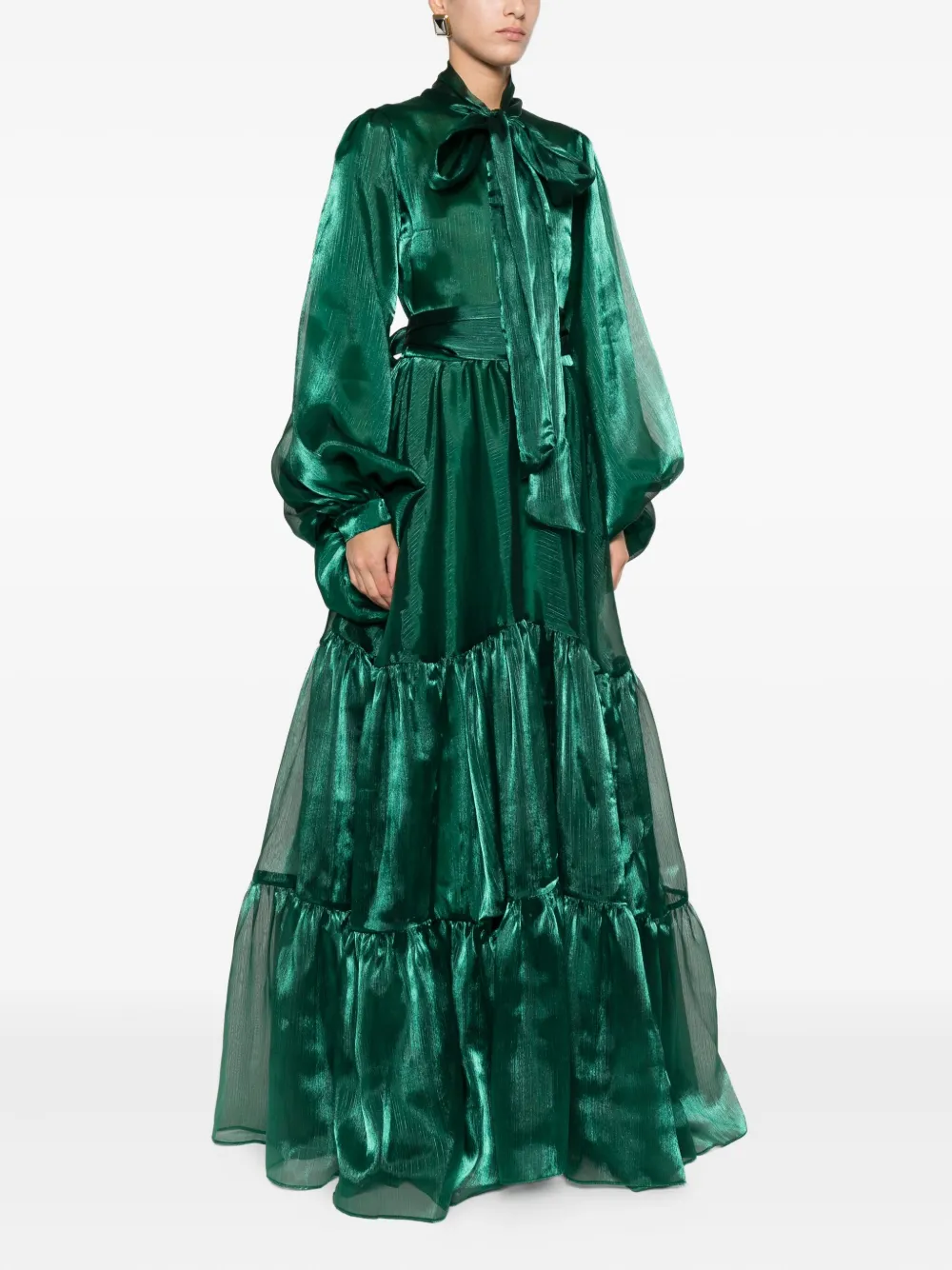 Miau By Clara Rotescu Hernandez Dress In Green