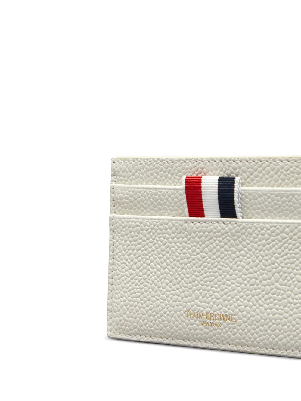 Thom Browne Hector pasjeshouder met textuur Wit