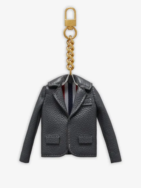 Thom Browne soft caviar Agneau classic jacket charm