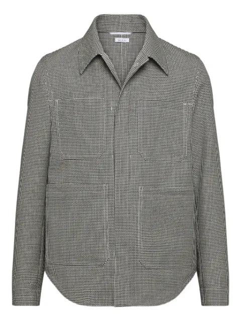 Thom Browne sobrecamisa con motivo pied de poule
